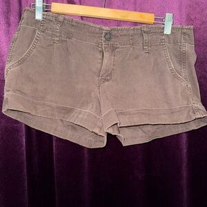 Women's Brown Casual Shorts